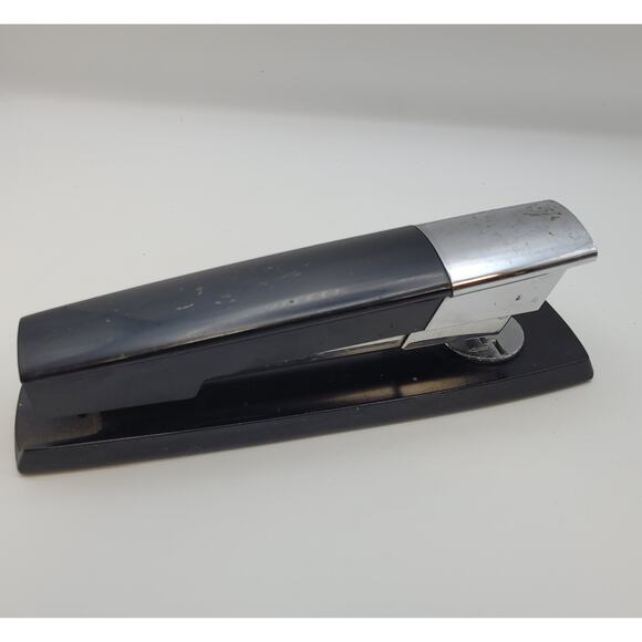 Vintage Swingline 333 Stapler Mid Century Black Long Island NY Ronnie Bag Co - Picture 9 of 16